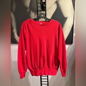 Vintage Single V Mid Century Brent Crewneck Raglan Sweatshirt Freedom Sleeve